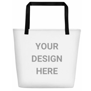 Beach Bag with inside pocket – Design Your Own