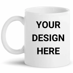 White Glossy Mug – Design Your Own